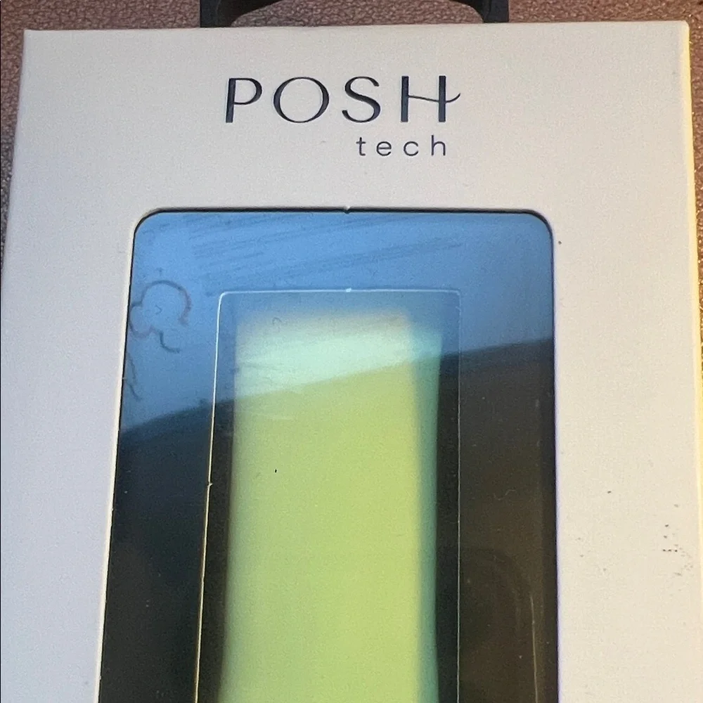 Posh Tech Neon Neon Lime Green Silicone Adjustable Apple Watch Band::NWT::